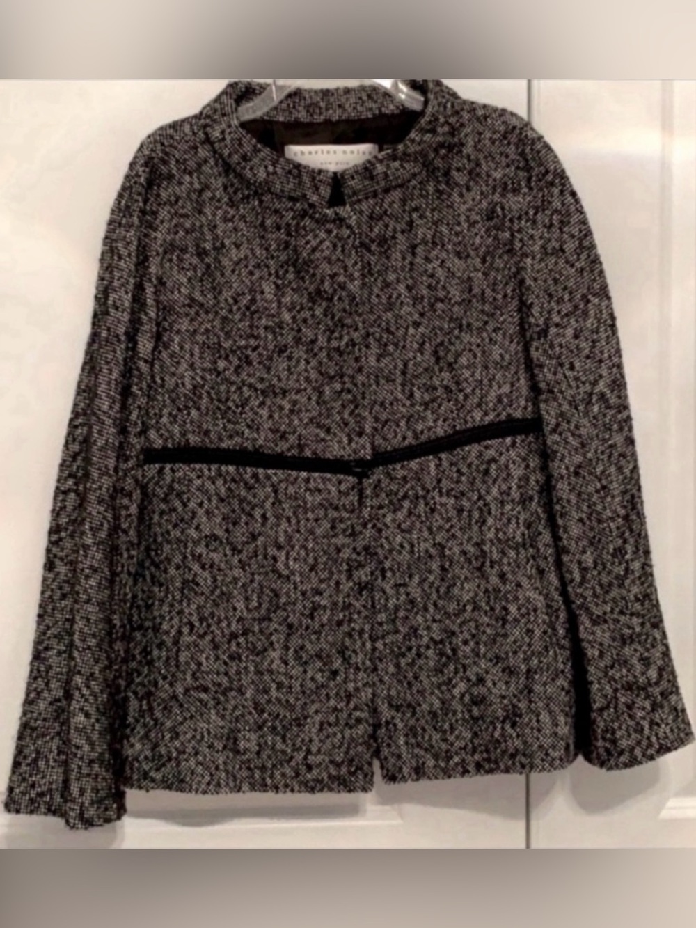 Charles Nolan New York Size 16 Lined Convertible Jacket